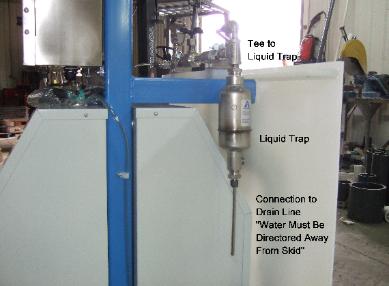 Ozone Injection Skid - Back Flow Protection (Liquid Trap)